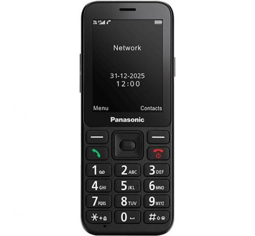 Panasonic KX-TU250EXB 4G nyomógombos mobiltelefon, fekete