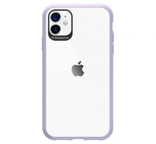 Mobilfox Apple iPhone 12 full-shock 2.0 hátlap tok, Nude Lavender