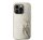 Karl Lagerfeld Wrinkled PU Signature Logo Apple iPhone 15 Pro hátlap tok, arany