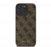 Guess 4G Classic Apple iPhone 16 Pro hátlap tok, barna GUHCP16LG4GFBR