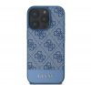 Guess 4G Bottom Stripe Apple iPhone 16 Pro hátlap tok, kék GUHCP16LG4GLBL