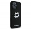 Karl Lagerfeld  Silicone Choupette Head Print Apple iPhone 16 Pro Magsafe kompatibilis hátlap tok, fekete 