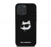 Karl Lagerfeld  Silicone Choupette Head Print Apple iPhone 16 Pro Magsafe kompatibilis hátlap tok, fekete 