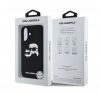 Karl Lagerfeld Silicone Double Heads Print Apple iPhone 16 Plus Magsafe kompatibilis hátlap tok, fekete KLHMP16MSKCHPPLK