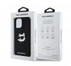 Karl Lagerfeld Liquid Silicone Choupette Head MagSafe Apple iPhone 16 Pro hátlap tok, fekete