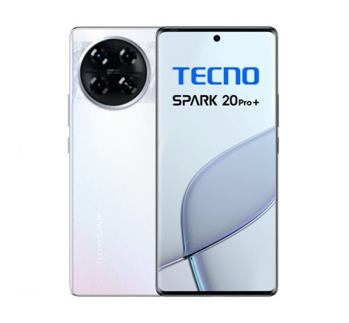 Tecno Spark 20 Pro+ 8/256GB okostelefon, Lunar Frost (ezüst)