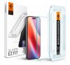 Spigen Glas.tR EZ Fit Apple iPhone 16 Pro Tempered kijelzővédő fólia (2db) AGL07928