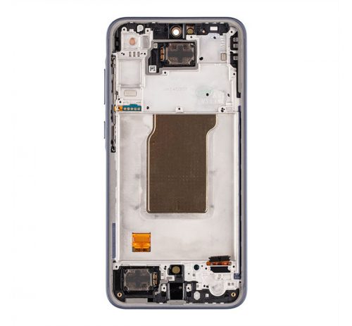 Samsung A356B Galaxy A35 5G gyári LCD kijelző kerettel, fekete (Service Pack)