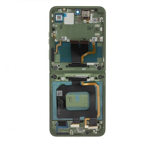 Motorola RAZR 50 Ultra gyári LCD kijelző kerettel, zöld (Service Pack)