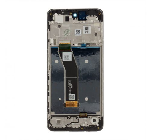 Motorola G24 gyári LCD kijelző kerettel, fekete (Service Pack)