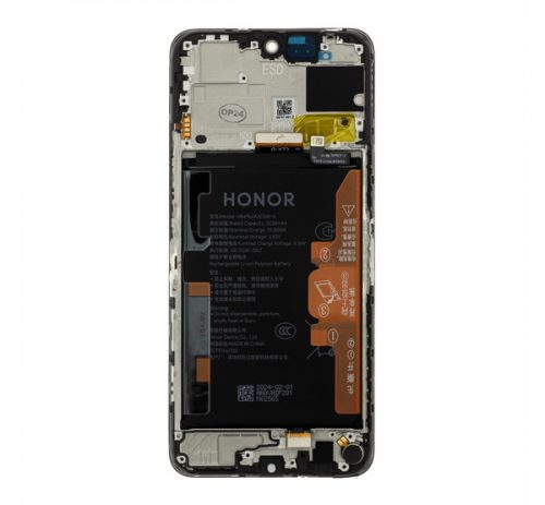 Honor X7b gyári LCD kijelző kerettel, (Service Pack)