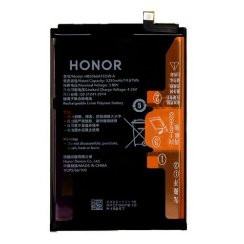 Honor HB5066A1EGW Li-Pol gyári akkumulátor, 5230mAh (Service Pack)