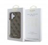 Guess 4G Charm Apple iPhone 16 Plus Tone on Tone hátlap tok, barna