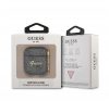 Guess 4G Script PC/PU Apple AirPods 1/2 hátlap tok, fekete