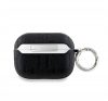 Karl Lagerfeld PU Embossed Choupette Head Apple AirPods Pro 2 tok, fekete