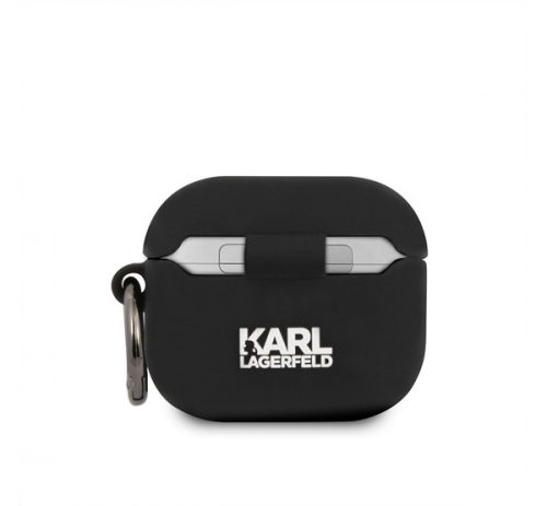 Karl Lagerfeld Rue St Guillaume Silicone Apple AirPods 3 tok, fekete