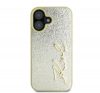 Karl Lagerfeld Metal Signature Apple iPhone 16 hátlap tok, arany KLHCP16SPFMFBKMD