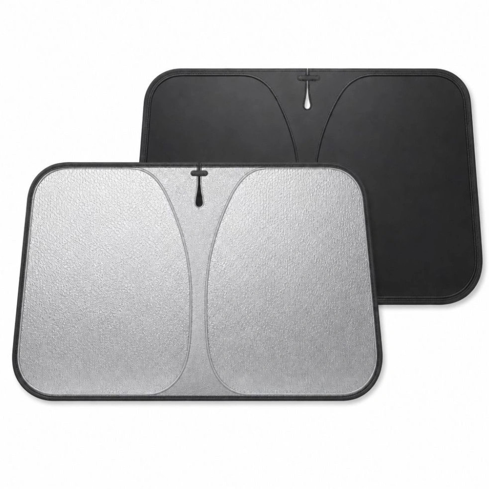 Spigen UO260 univerzális autó szélvédő takaró / árnyékoló, fekete