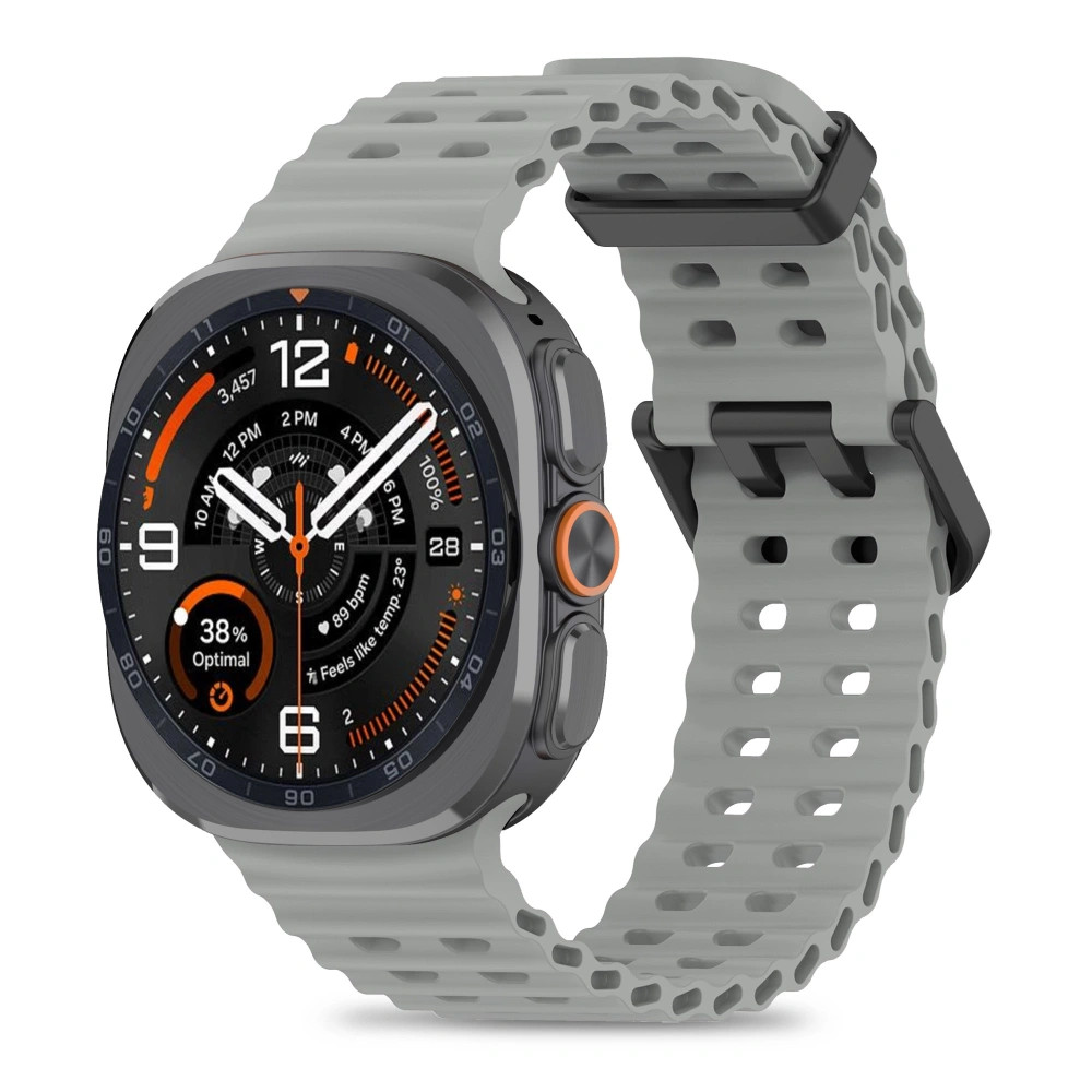 Tech-Protect IconBand Pro Samsung Galaxy Watch Ultra 2024 / 2026 (47mm) szilikon szíj, szürke