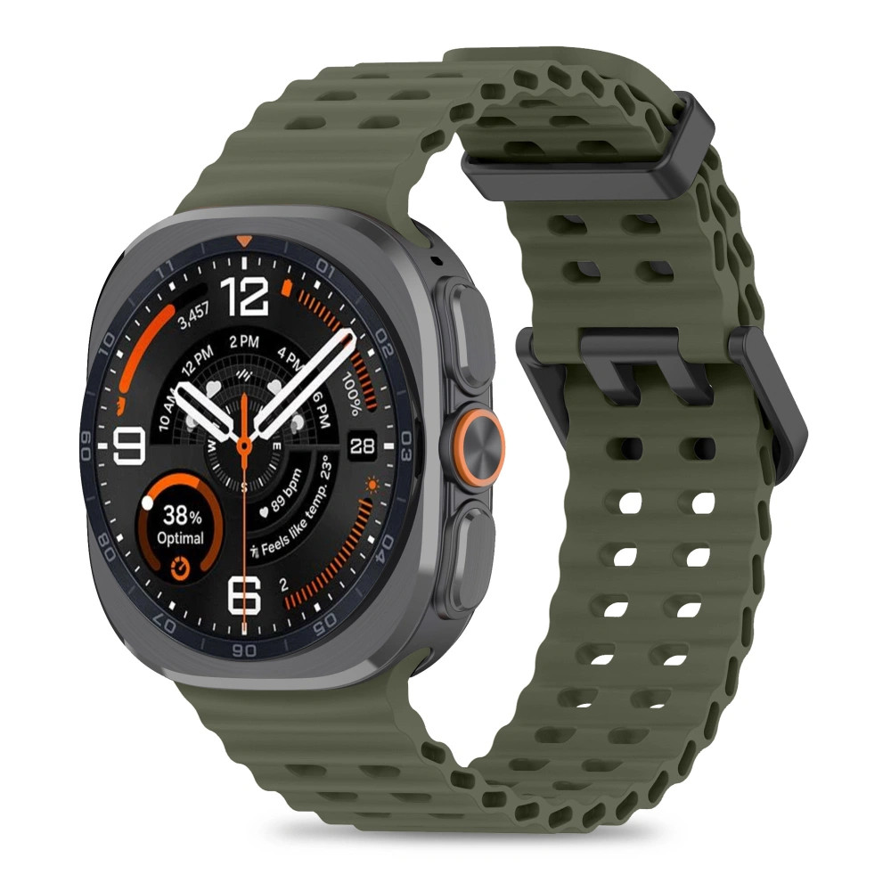 Tech-Protect IconBand Pro Samsung Galaxy Watch Ultra 2024 / 2026 (47mm) szilikon szíj, zöld