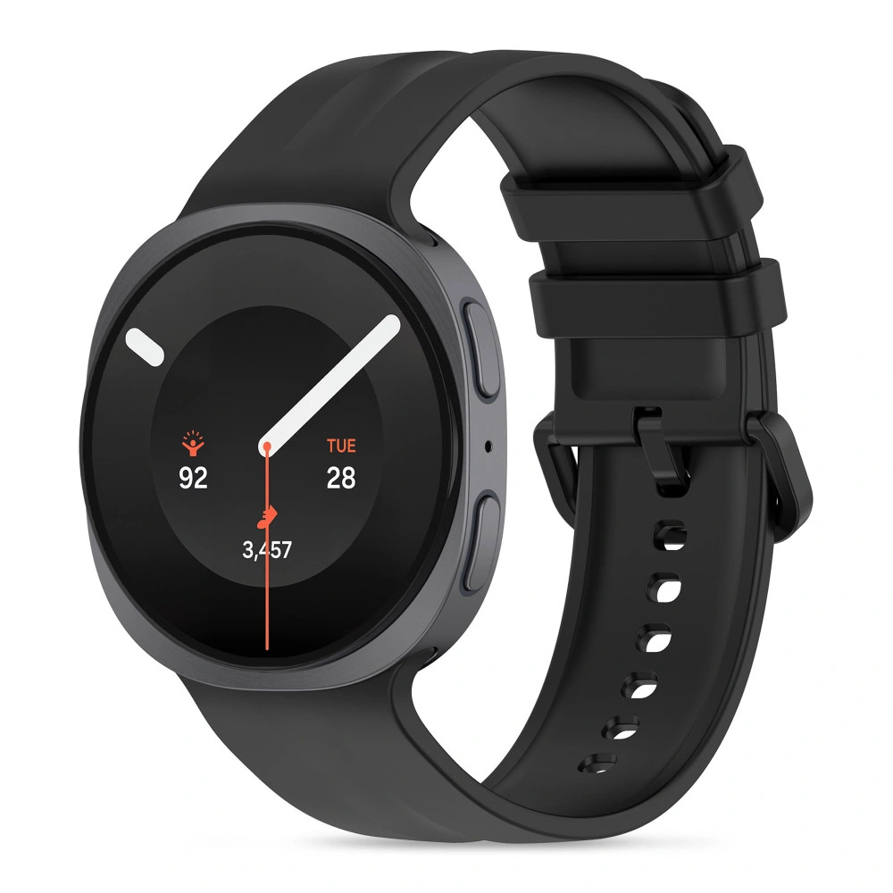 Tech-Protect Silicone Evo Samsung Galaxy Watch 8 / 9 / Classic (40/44/46mm) szilikon szíj, fekete