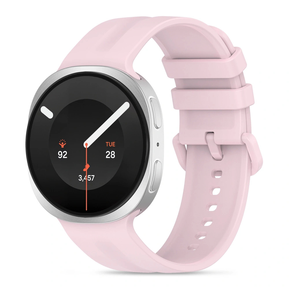 Tech-Protect Silicone Evo Samsung Galaxy Watch 8 / 9 / Classic (40/44/46mm) szilikon szíj, rózsaszín