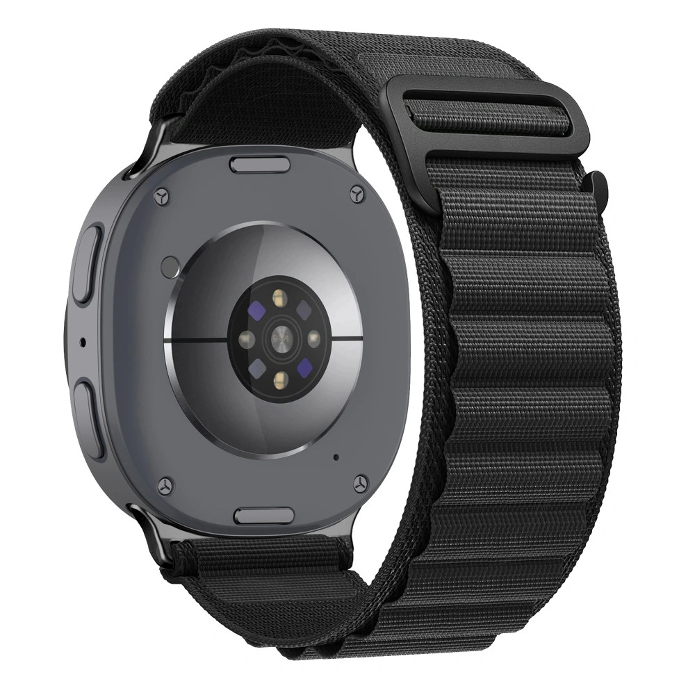 Tech-Protect Nylon Stripe Samsung Galaxy Watch 8 / 9 / Classic (40/44/46mm) szíj, fekete