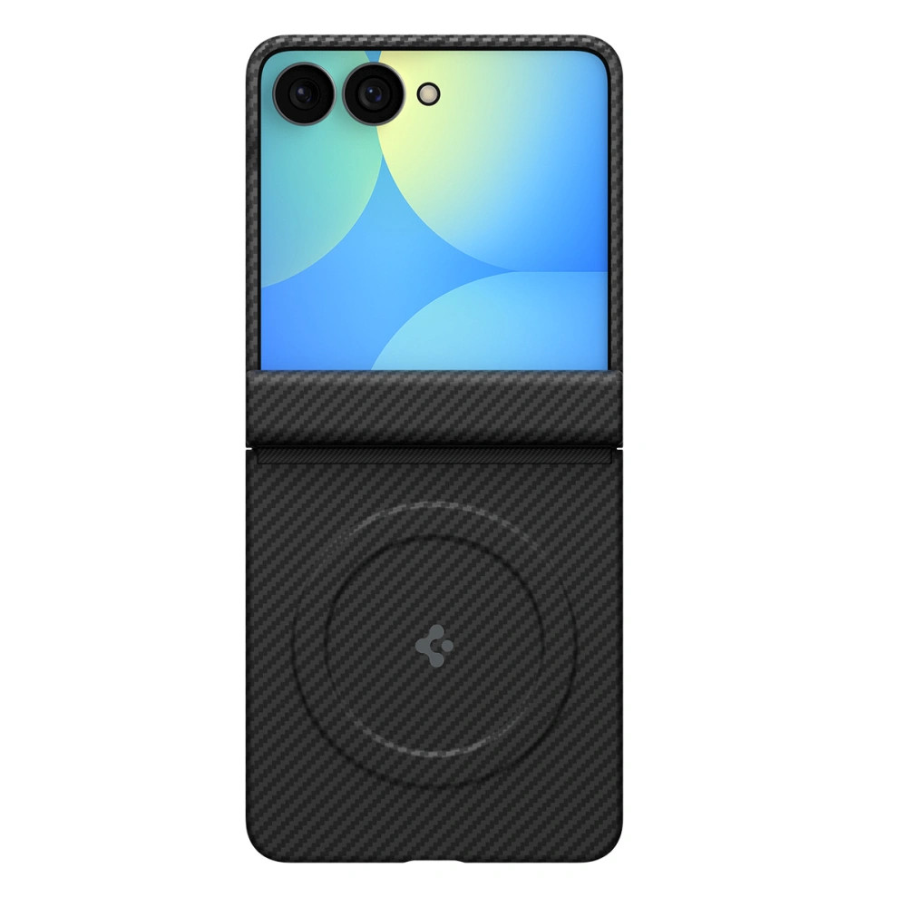 Spigen Airskin Aramid Mag Samsung Galaxy Z Flip 8 tok, MagSafe, Aramid, fekete