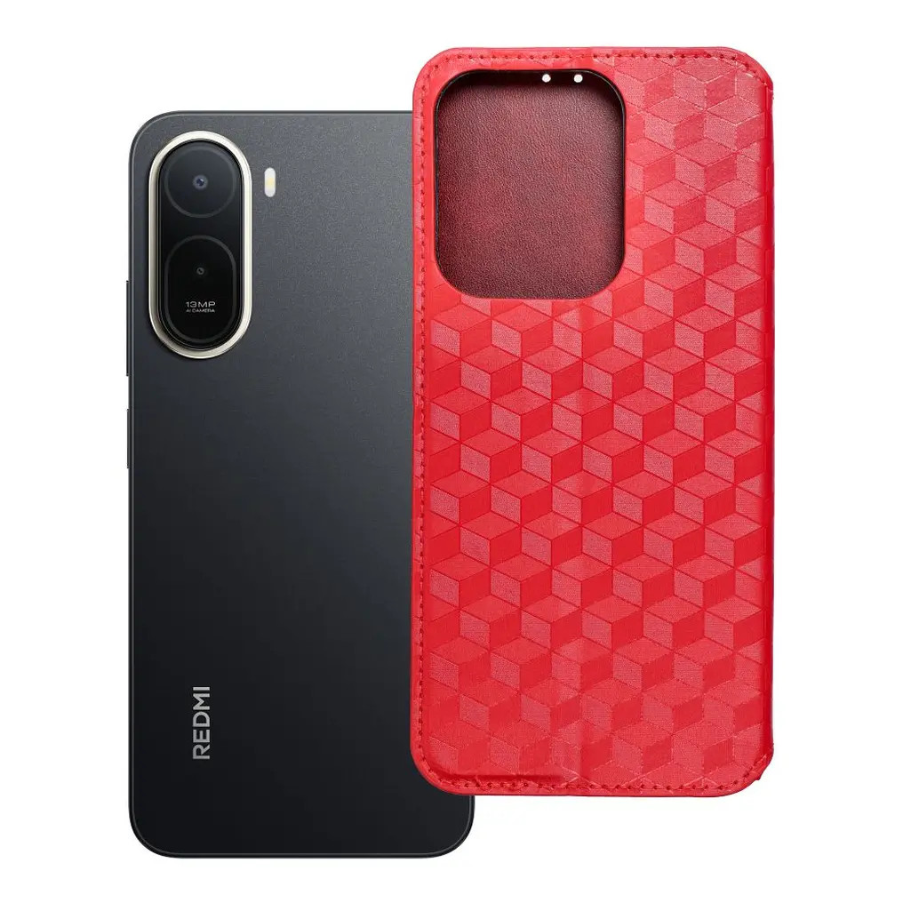 Cubic Book Xiaomi Redmi A7 Pro flip tok, piros