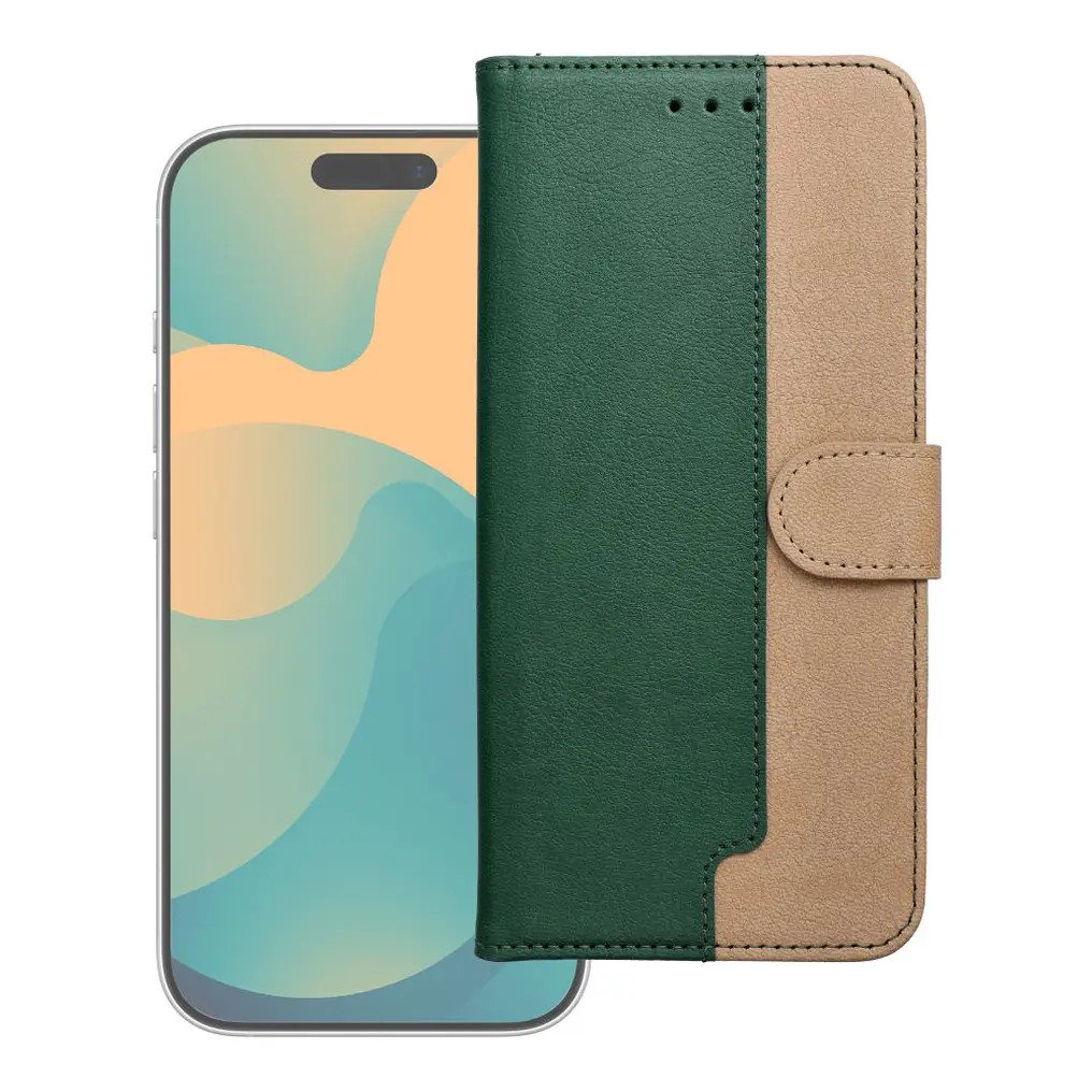Split Book Xiaomi Redmi A7 Pro flip tok, zöld