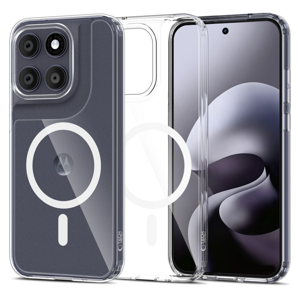 Tech-Protect Flexair Hybrid Motorola G67 / G77 / G87 hátlap tok, MagSafe, átlátszó