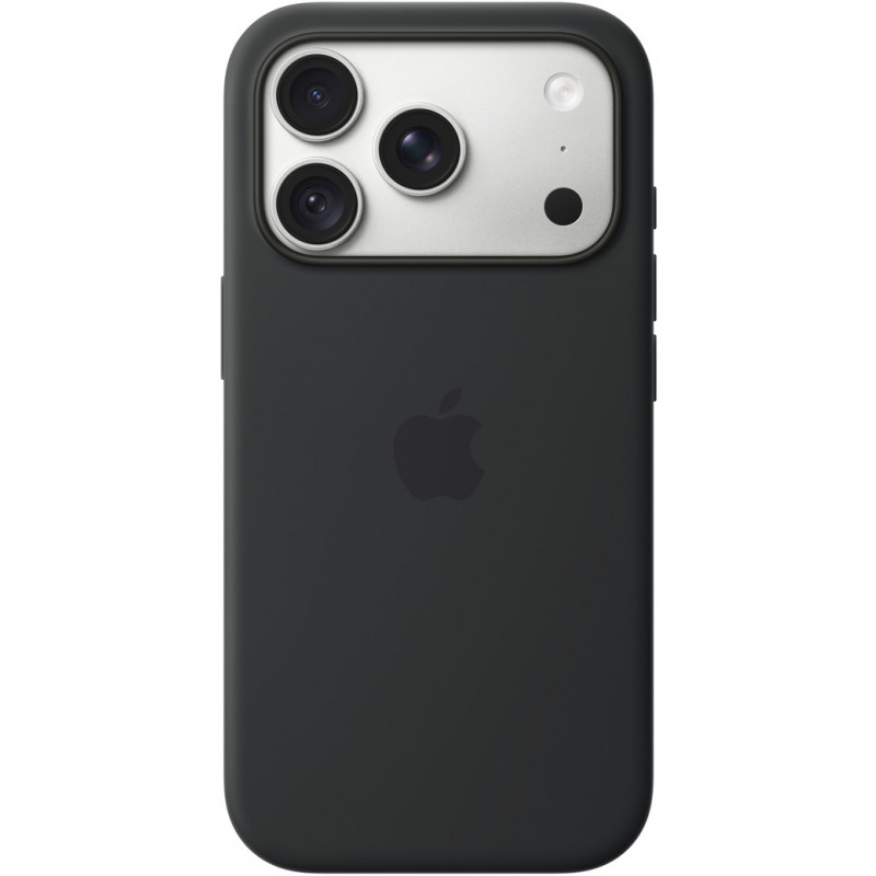 Apple iPhone 18 Pro gyári szilikon tok, MagSafe, fekete MK8Y4ZM/A