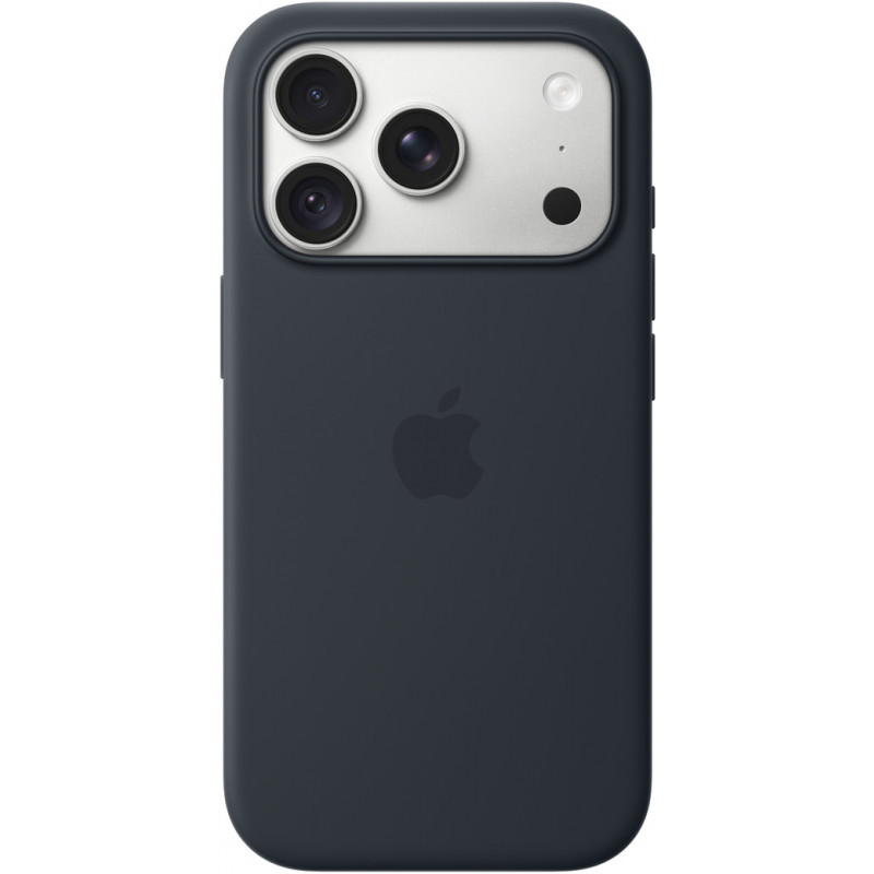 Apple iPhone 18 Pro gyári szilikon tok, MagSafe, sötétkék MK8X4ZM/A