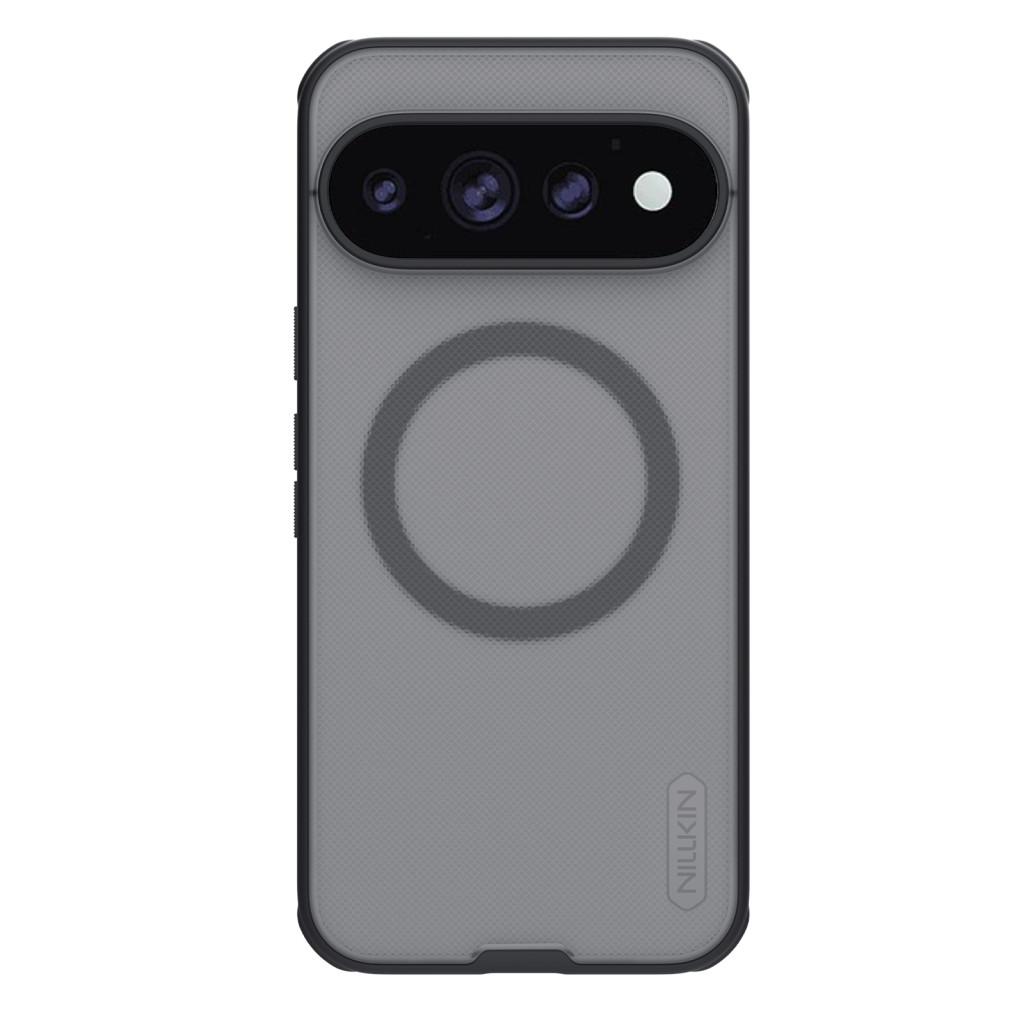 Nillkin Super Frosted PRO Magnetic Google Pixel 11 Pro mágneses műanyag hátlap tok, MagSafe, átlátszó-fekete
