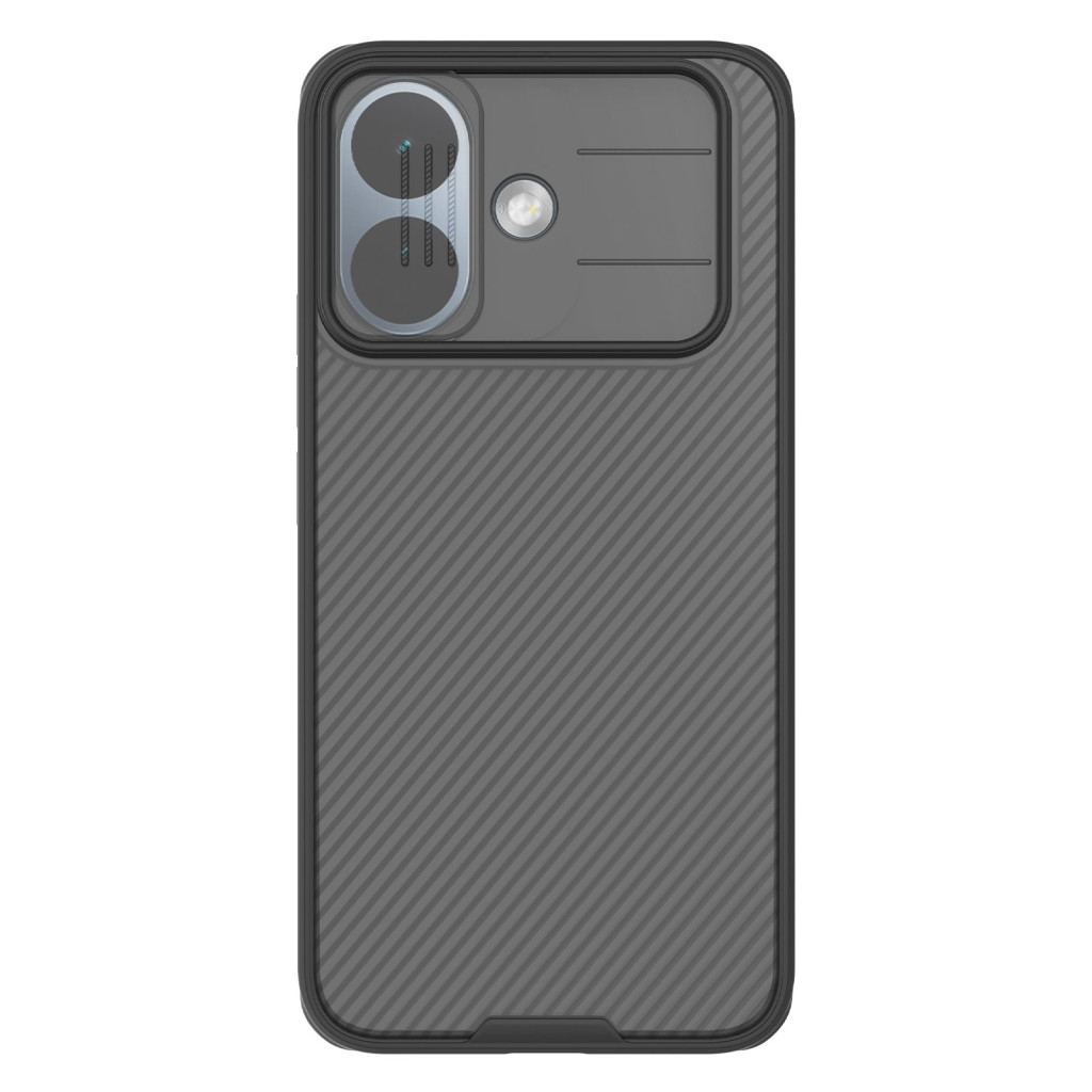 Nillkin CamShield Pro Xiaomi Redmi Note 17 Pro műanyag hátlap tok kameravédelemmel, átlátszó-fekete